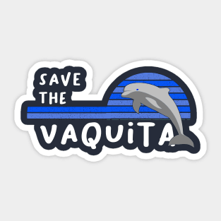 Save the Vaquita Porpoise Sticker